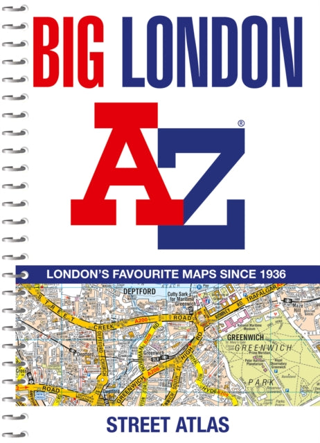 Big London A-Z Street Atlas-9780008663506