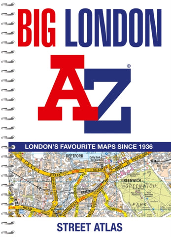 Big London A-Z Street Atlas-9780008663506