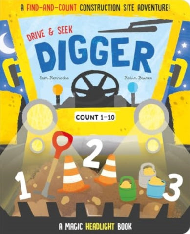 Drive & Seek Digger - A Magic Find & Count Adventure-9781801058360