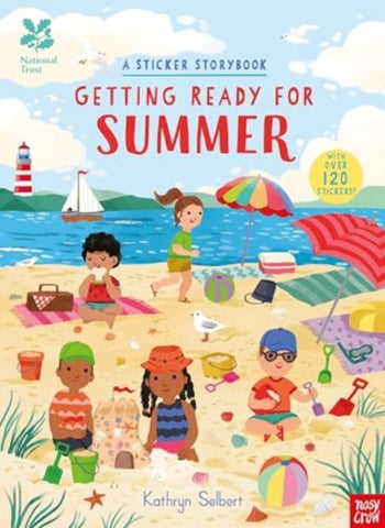 National Trust: Getting Ready for Summer, A Sticker Storybook-9781839945649