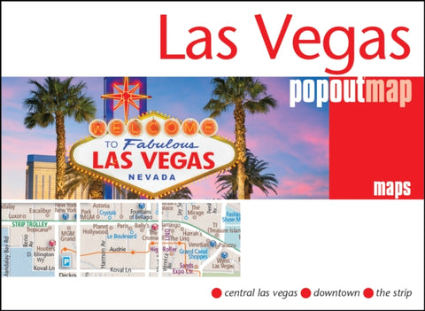 Las Vegas PopOut Map : Pocket size pop up city map of Las Vegas-9781914515880