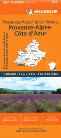 Provence- Alps - French Riviera - Michelin Regional Map 527-9782067258822