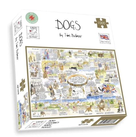 Tim Bulmer's Dogs Jigsaw 1000 Piece Puzzle-5056318133782