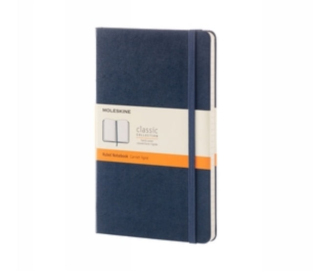 MOLESKINE SAPPHIRE BLUE LARGE RULED NOTE-8051272893601