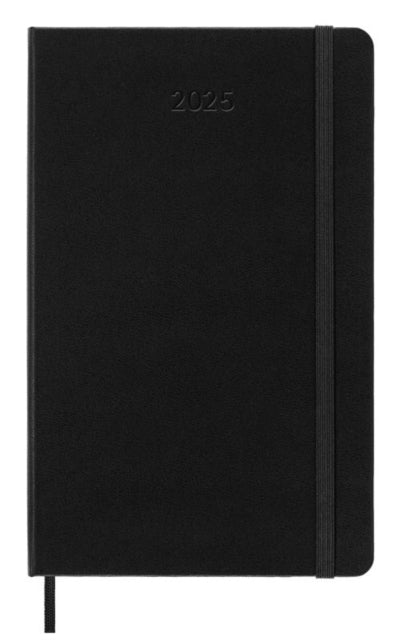 Moleskine 2025 12-Month Weekly Large Hardcover Notebook : Black-8056999270278