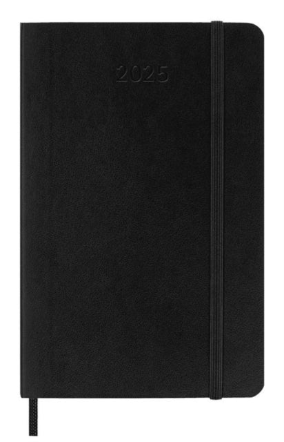 Moleskine 2025 12-Month Weekly Pocket Softcover Notebook : Black-8056999270384