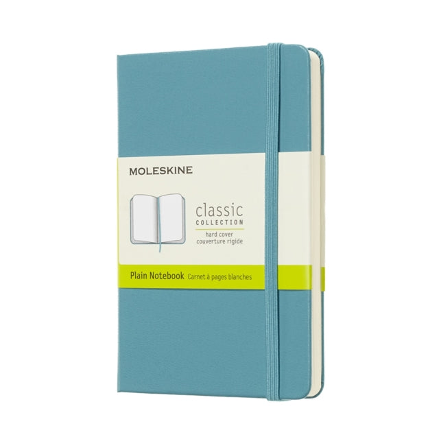 Moleskine Reef Blue Notebook Pocket Plain Hard-8058341715284