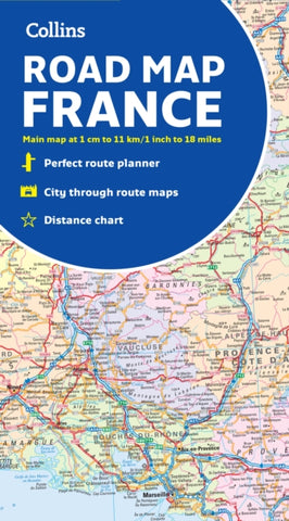 Collins Map of France-9780008403980