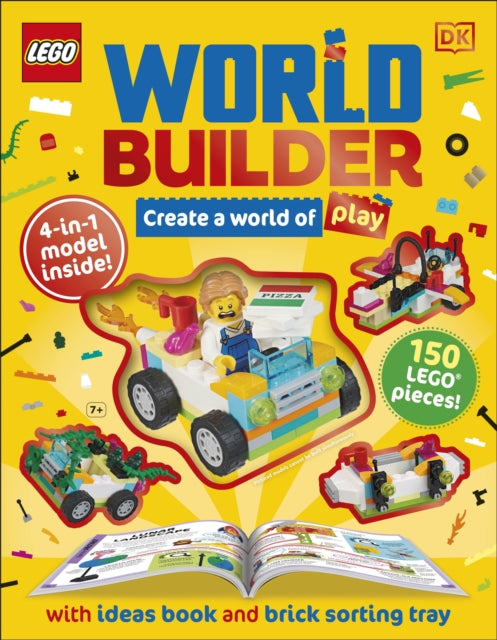 LEGO World Builder : Create a World of Play with 4-in-1 Model and 150+ Build Ideas!-9780241671931