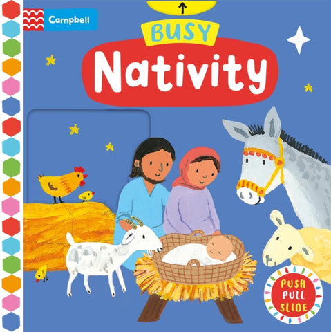 Busy Nativity : A Push, Pull, Slide Book-9781035004720