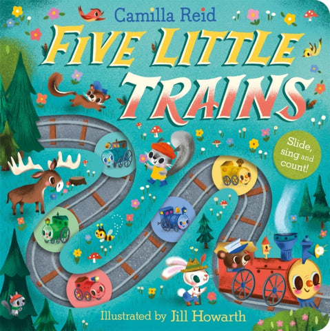 Five Little Trains : A Nursery Rhyme Counting Book for Toddlers-9781035023363