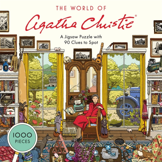 The World of Agatha Christie: 1000-piece Jigsaw : 1000-piece jigsaw with 90 clues to spot: The perfect family gift for fans of Agatha Christie-9781399600910