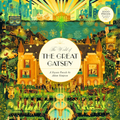 The World of The Great Gatsby : A 1000-piece puzzle by Adam Simpson-9781399620000