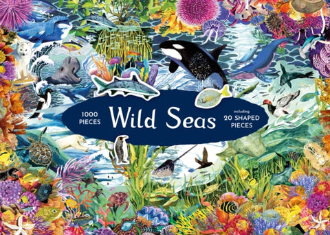 Wild Seas Jigsaw : Stories of nature's greatest comebacks: 1000 piece jigsaw with 20 shaped pieces-9781399624312