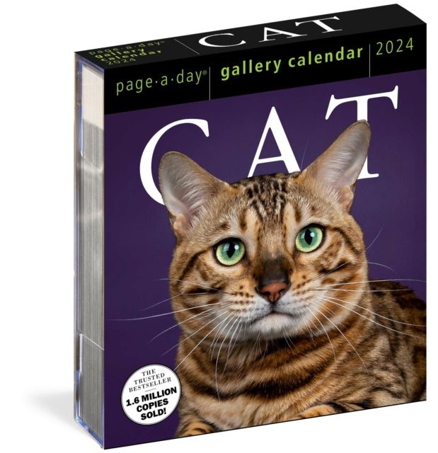 Cat Page-A-Day Gallery Calendar 2024 : A Delightful Gallery of Cats for Your Desktop-9781523519064