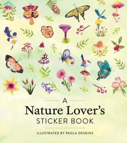 A Nature Lover's Sticker Book-9781523524808