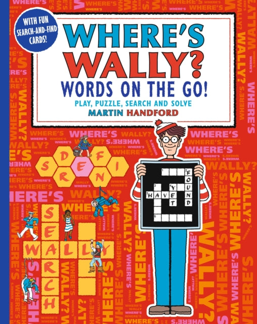 Where's Wally? Words on the Go! Play, Puzzle, Search and Solve : The perfect Christmas holiday gift for boys and girls aged 5 and up-9781529517934