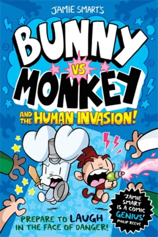 Bunny vs Monkey and the Human Invasion (a Phoenix Comic Book, from the million-selling Jamie Smart, Illustrator of the Year)-9781788451956