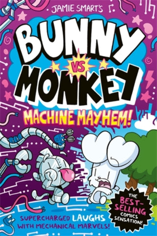 Bunny vs Monkey: Machine Mayhem (a Phoenix Comic Book, from the million-selling Jamie Smart, Illustrator of the Year)-9781788452977