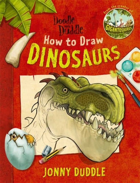 Doodle with Duddle: How to Draw Dinosaurs-9781800784376