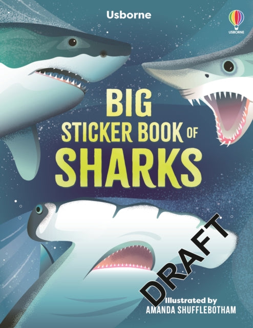 Big Sticker Book of Sharks-9781805072775