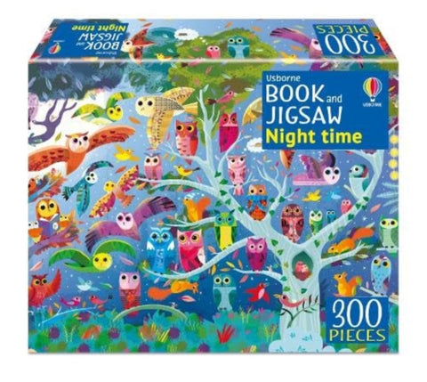 Usborne Book and Jigsaw Night Time-9781805077725