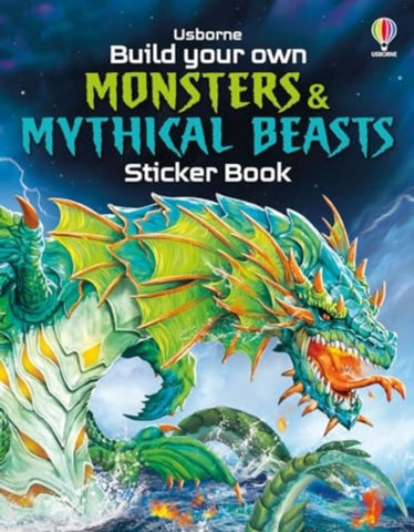 Build Your Own Monsters and Mythical Beasts Sticker Book-9781835408469