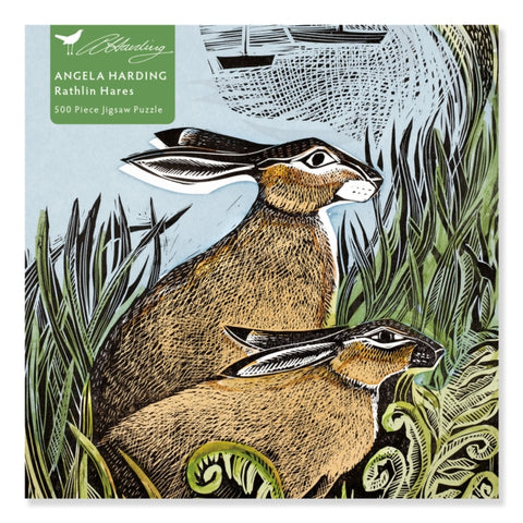 Adult Jigsaw Puzzle Angela Harding: Rathlin Hares (500 pieces) : 500-piece Jigsaw Puzzles-9781839643071