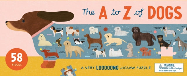 The A-Z of Dogs Jigsaw Puzzle-9781913947378