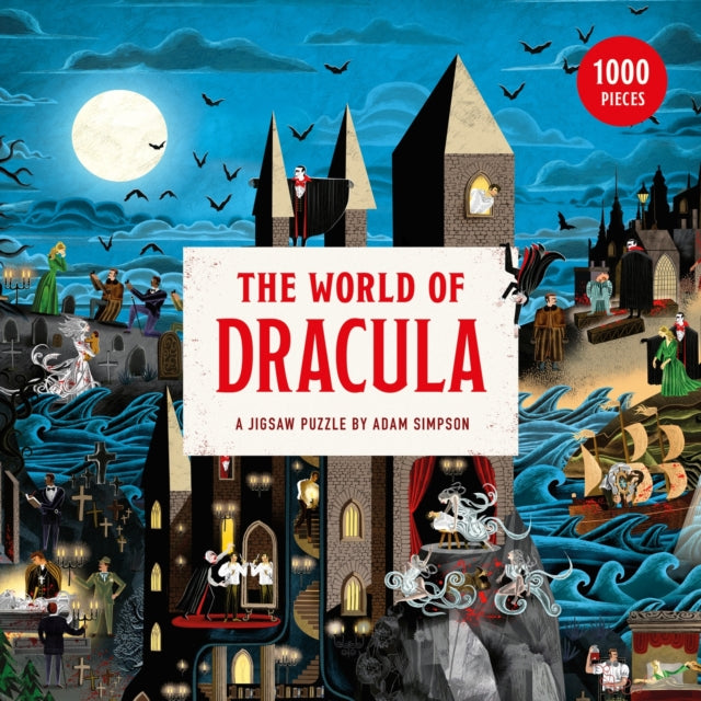 The World of Dracula : A Jigsaw Puzzle by Adam Simpson-9781913947774