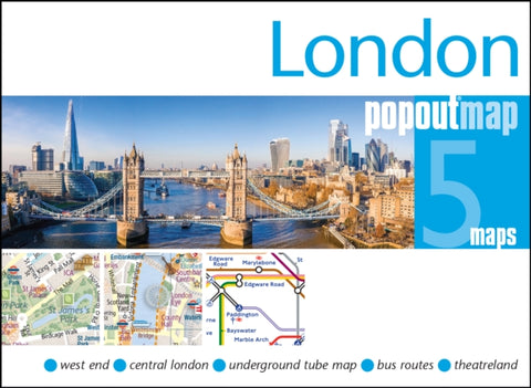 London PopOut Map - pocket size pop up map of London-9781914515484