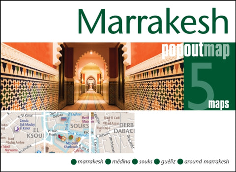 Marrakesh PopOut Map - pocket size pop up city map of Marrakesh-9781914515750