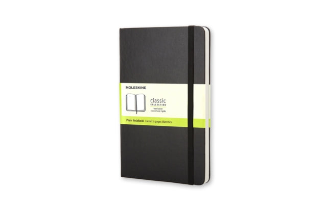 Moleskine Pocket Plain Hardcover Notebook Black-9788883701030