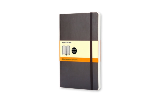 Moleskine Soft Cover Pocket Ruled Notebook Black-9788883707100