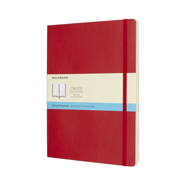 MOLESKINE SCARLET RED EXTRA LARGE DOTTED-8055002854702