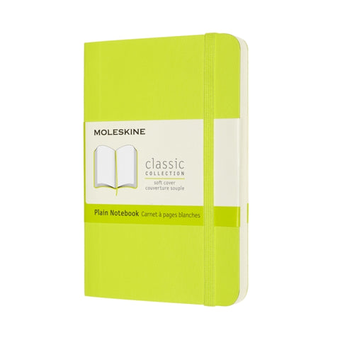 Moleskine Pocket Plain Softcover Notebook : Lemon Green-8056420850987