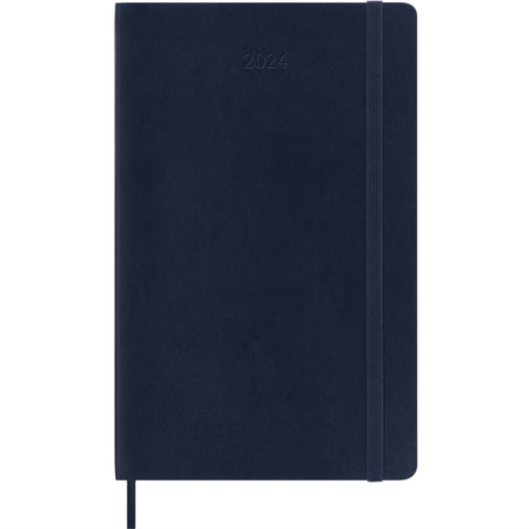 Moleskine 2024 12-Month Weekly Large Softcover Notebook-8056598856644