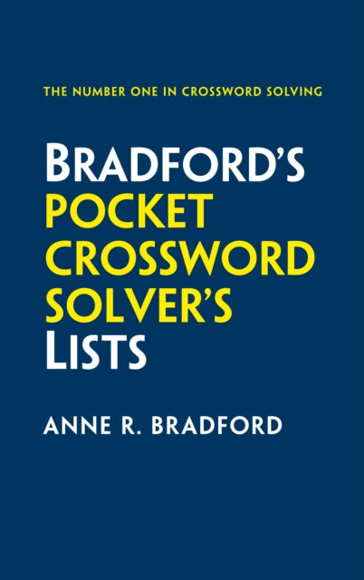 Collins Bradford's Pocket Crossword Solver's Lists : 75,000 Solutions in 500 Subject Lists-9780008209124