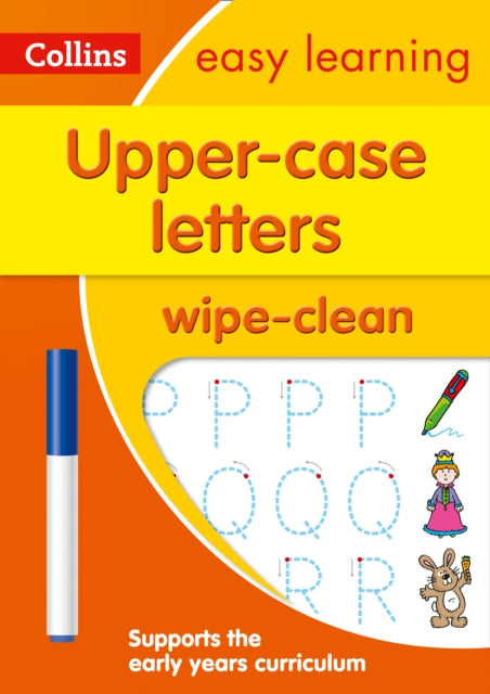 Upper Case Letters Age 3-5 Wipe Clean Activity Book-9780008212919