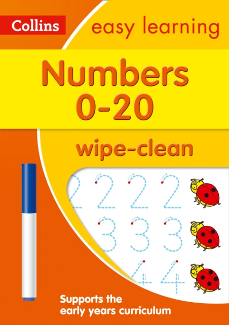 EL Wipe Clean Numbers 0-20-9780008212957