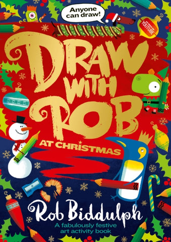 Draw with Rob at Christmas-9780008419127
