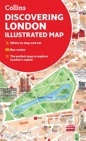 Discovering London Illustrated Map-9780008492618