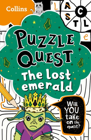 Puzzle Quest The Lost Emerald : Solve More Than 100 Puzzles in This Adventure Story for Kids Aged 7+-9780008532116