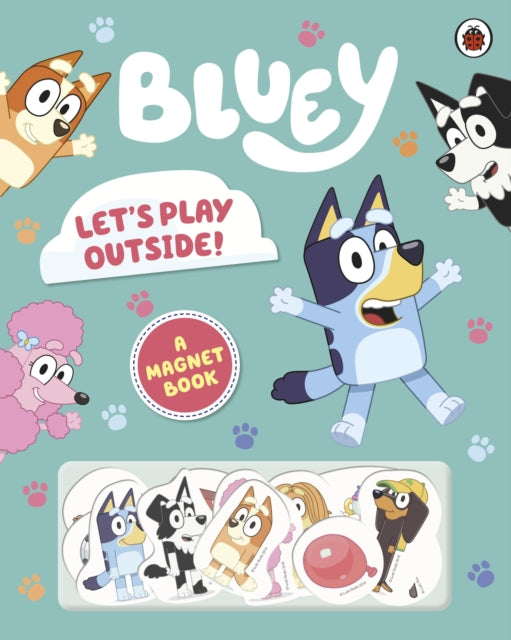 Bluey: Let's Play Outside! : Magnet Book-9780241551912