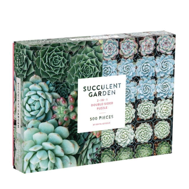 Succulent Garden 2-Sided 500 Piece Puzzle-9780735355309