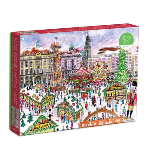 Michael Storrings Christmas Market 1000 Piece Puzzle-9780735366763