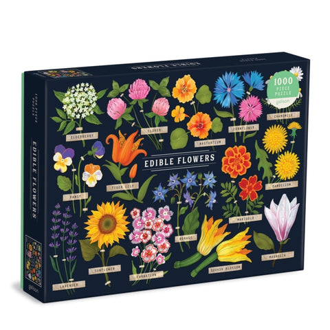 Edible Flowers 1000 Piece Puzzle-9780735369078