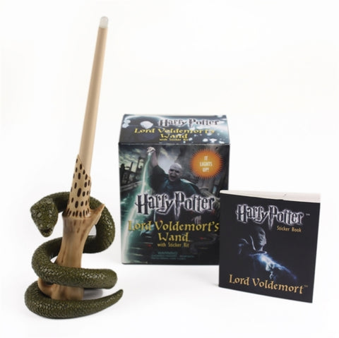 Harry Potter Voldemort's Wand with Sticker Kit : Lights Up!-9780762452415