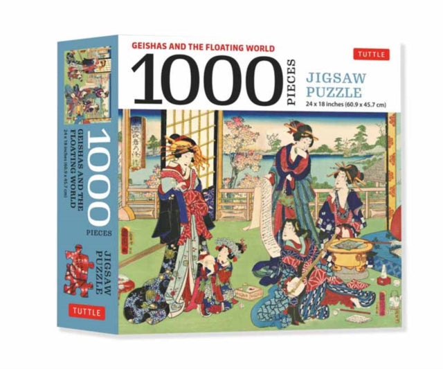 A Geishas and the Floating World - 1000 Piece Jigsaw Puzzle : Finished Size 24 x 18 inches (61 x 46 cm)-9780804854290