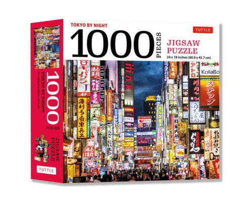 Tokyo by Night - 1000 Piece Jigsaw Puzzle : Tokyo's Kabuki-cho District at Night: Finished Size 24 x 18 inches (61 x 46 cm)-9780804854702